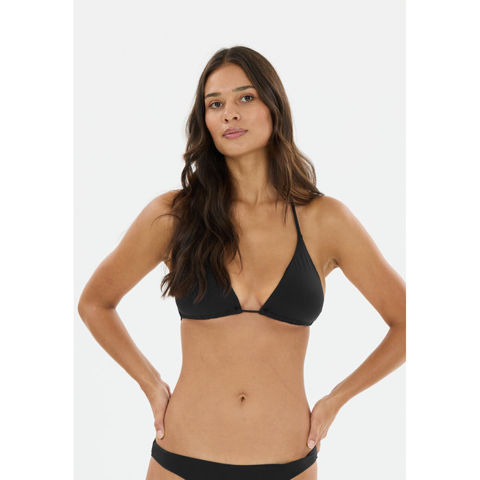 ATHLECIA Sherrill W Triangle Bikini Top Swimwear 1001A Black