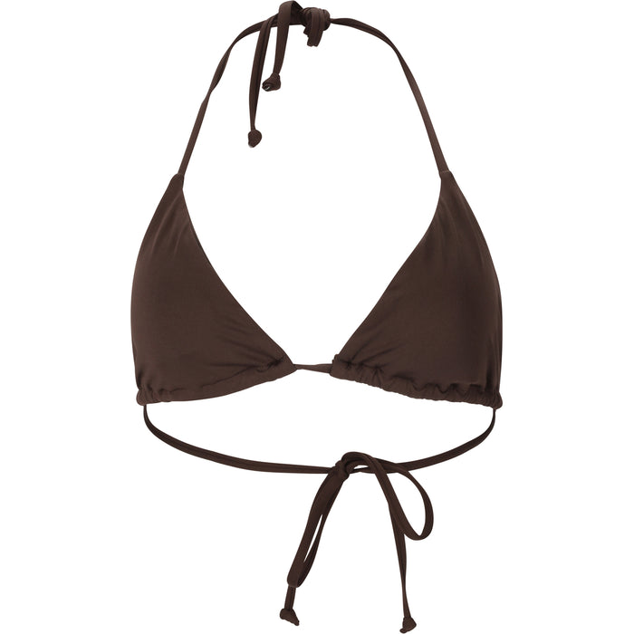 ATHLECIA Sherrill W Triangle Bikini Top Swimwear 1294 Chocolate Torte