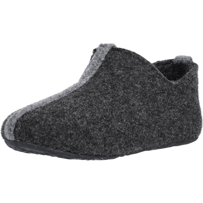 MOLS Shima Kids Felt Slipper Shoes 1011 Dark Grey Melange