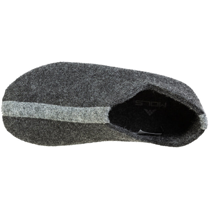 MOLS Shima Kids Felt Slipper Shoes 1011 Dark Grey Melange