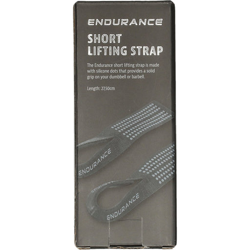 ENDURANCE Short Lifting strap Fitness equipment 1001 Black