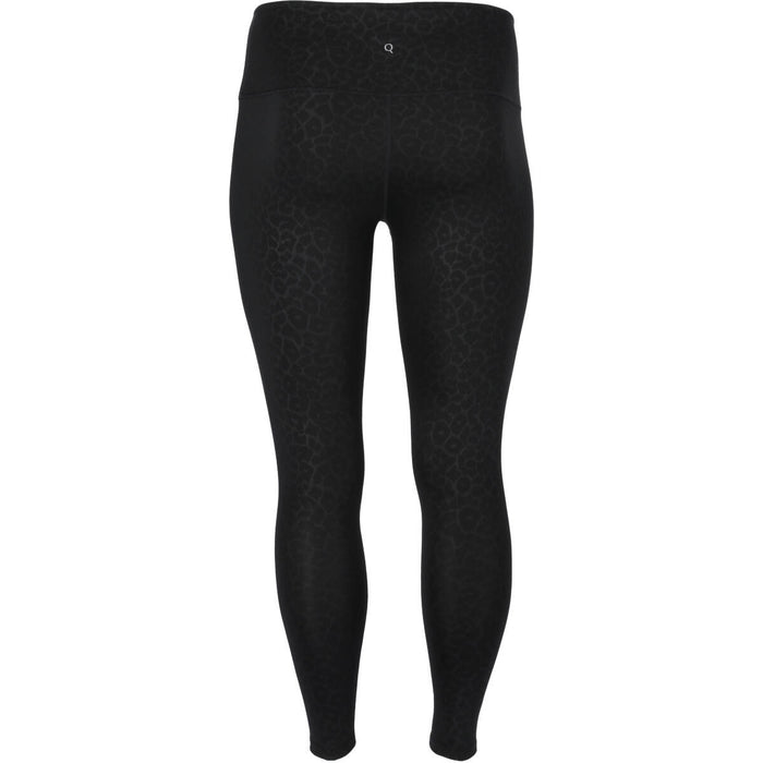 Q SPORTSWEAR Siantar Long Printed Tights Tights 9011 Black emb.