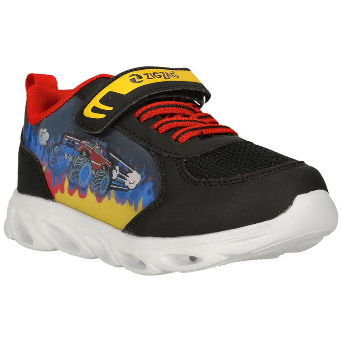 ZIGZAG Siero Kids Shoe 5D w/Lights Shoes 1001 Black