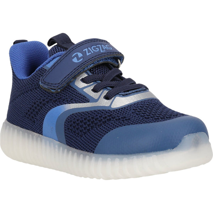 ZIGZAG Silas Kids Shoe W/lights Shoes 2002 Navy