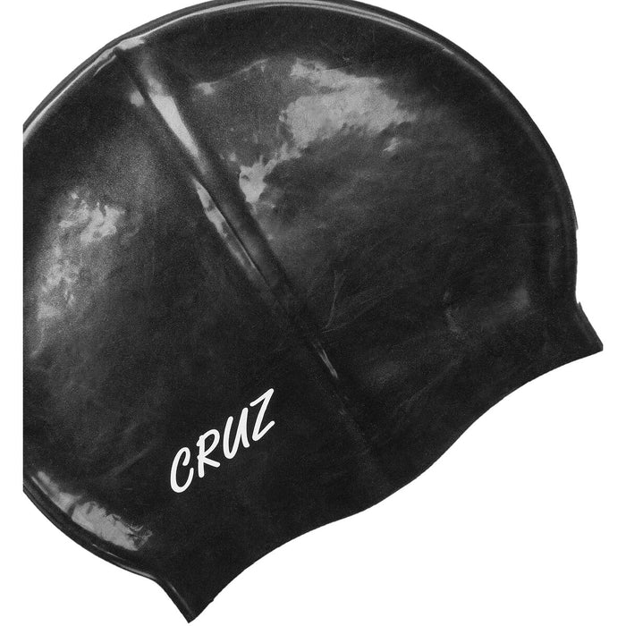 REZO Silicone swim cap Swimming equipment 1001 Black