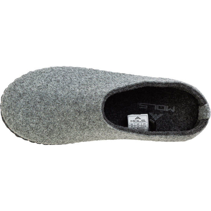 MOLS Sinaka Uni Felt Slipper Shoes 1005 Light Grey