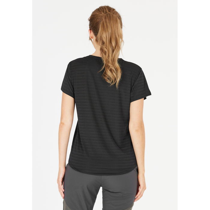 WHISTLER Skylon W Striped S/S Tee T-shirt 1001 Black