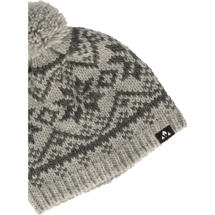 WHISTLER Snowbeam Knitted Hat Hoods 1005 Light Grey Melange