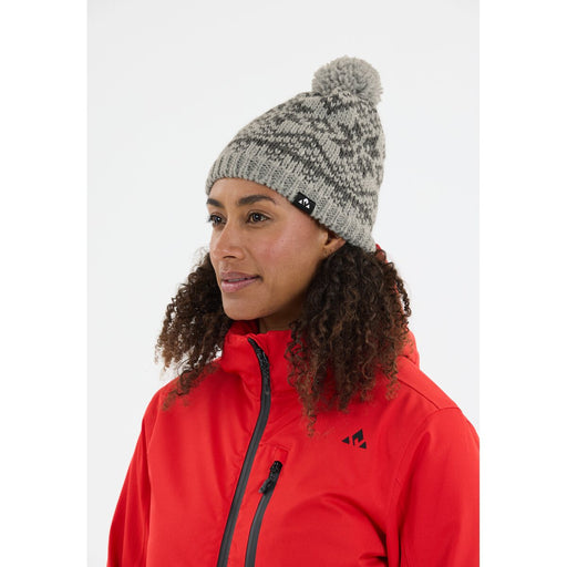 WHISTLER Snowbeam Knitted Hat Hoods 1005 Light Grey Melange