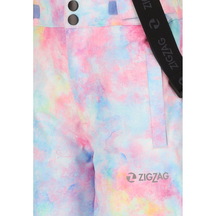 ZIGZAG Soho Printed Ski Pant W-PRO 10000 Pants 2309 Blue Frost