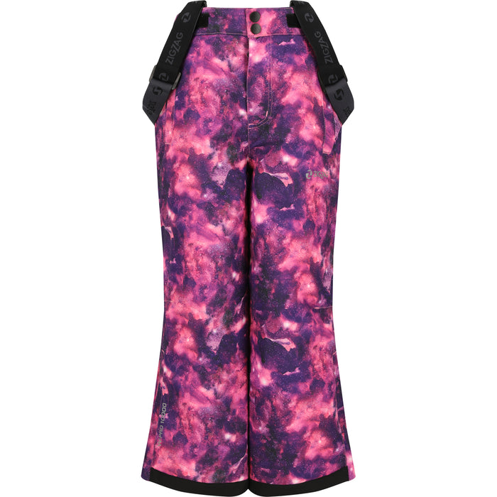 ZIGZAG Soho Printed Ski Pant W-PRO 10000 Pants 4078 Dark Purple
