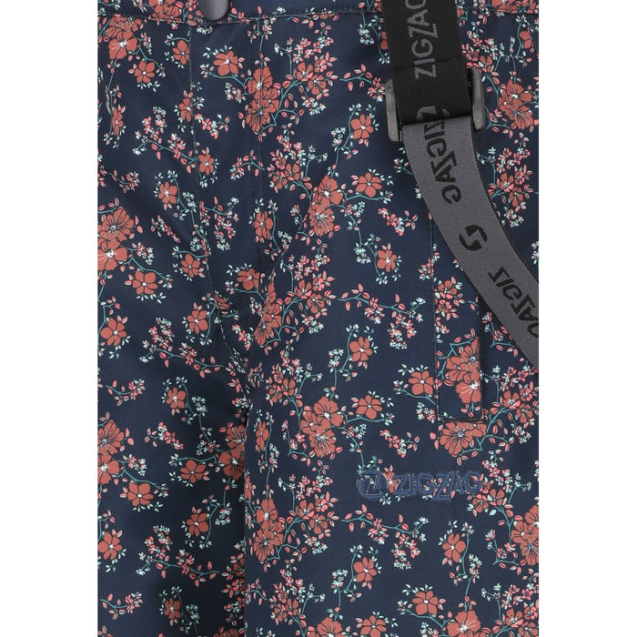 ZIGZAG Soho Printed Ski Pant W-PRO 10000 Pants 4330 Withered Rose