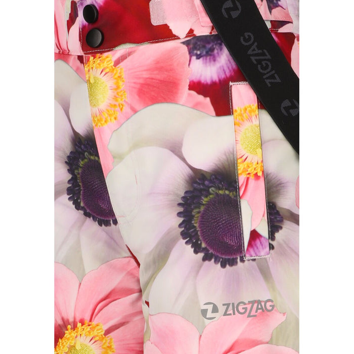 ZIGZAG Soho Printed Ski Pant W-PRO 10000 Pants 4416 Pink Lady