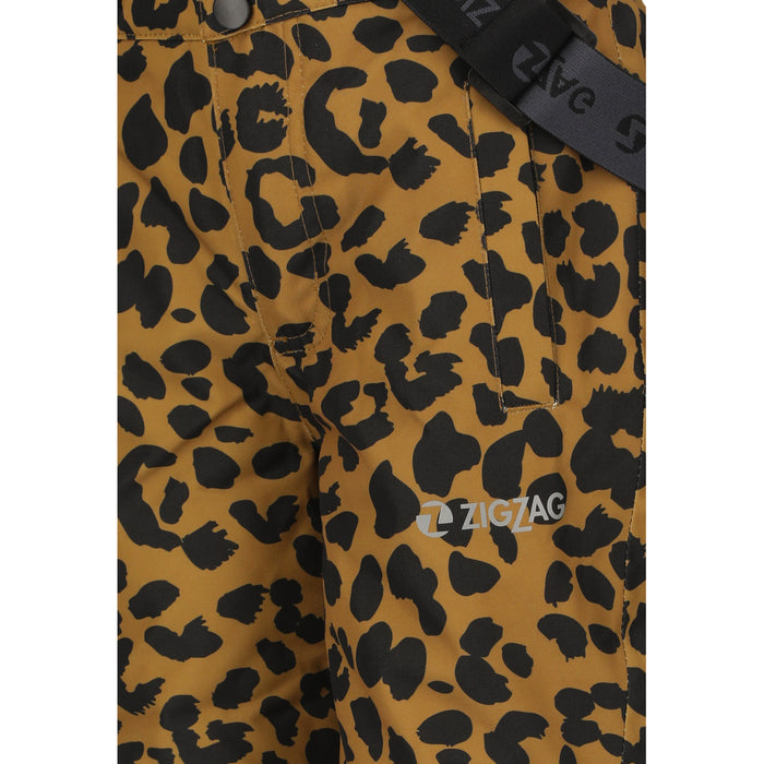 ZIGZAG Soho Printed Ski Pant W-PRO 10000 Pants 5263 Dull Gold