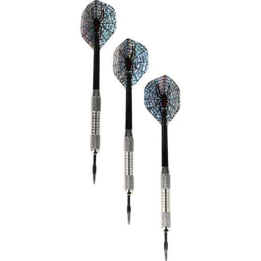 REZO Steel Darts 19g w/ Plastic Shafts 3pcs Accessories 1001A Black