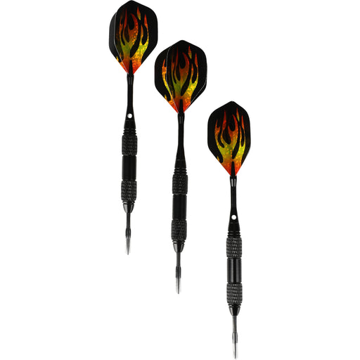 REZO Steel Darts 20g w/ Aluminum Shafts 3pcs Accessories 1001A Black