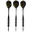 REZO Steel Darts w/ Aluminum Shafts 3pcs Accessories 1001 Black