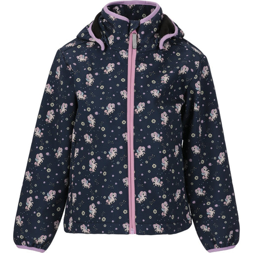 ZIGZAG Stereo Printed Softshell Jacket W-PRO 8000 Softshell 4237 Lupine
