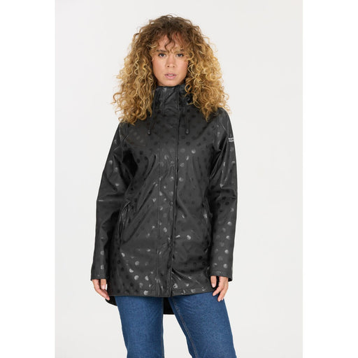 WEATHER REPORT Sunrise W AOP PU Jacket Jacket 1001 Black