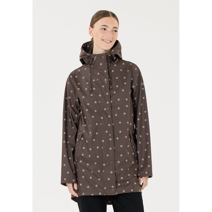 WEATHER REPORT Sunrise W AOP PU Jacket Jacket 1283 Espresso