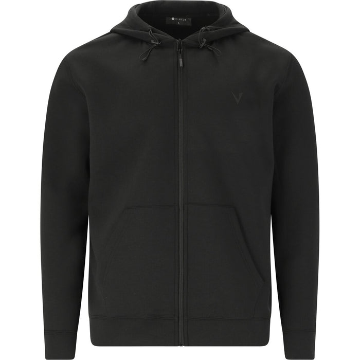 VIRTUS Taro M Technical Full-Zip Hoody Sweatshirt 1001 Black