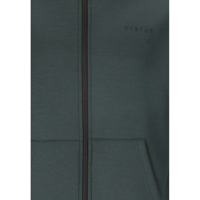 VIRTUS Taro V2 M Technical Full-Zip Hoody Sweatshirt 3278 Forest River