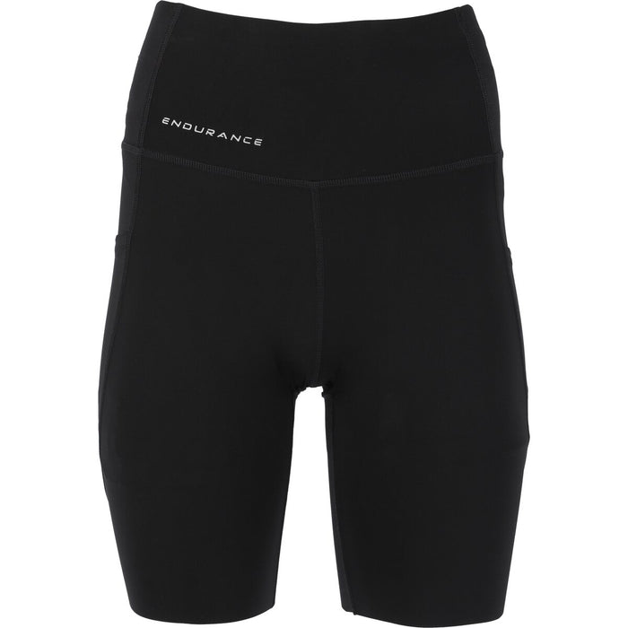 ENDURANCE Tathar W Short Tights W/Pocket Tights 1001 Black