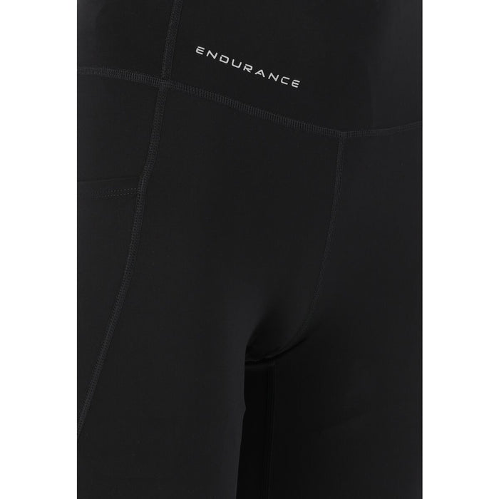 ENDURANCE Tathar W Short Tights W/Pocket Tights 1001 Black