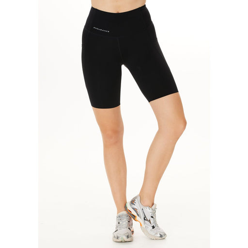 ENDURANCE Tathar W Short Tights W/Pocket Tights 1001 Black
