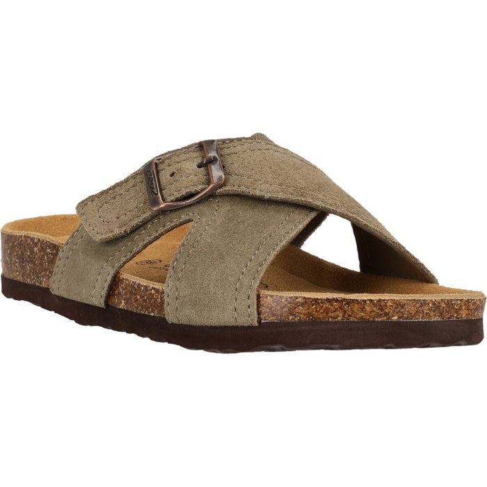 CRUZ Tellian W Leather Cork Sandal Sandal 3040 Fallen Rock