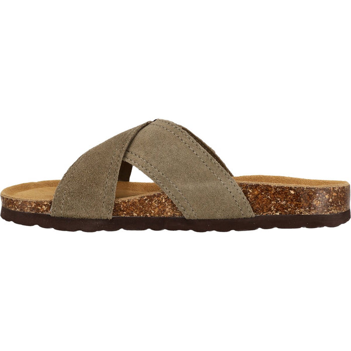 CRUZ Tellian W Leather Cork Sandal Sandal 3040 Fallen Rock