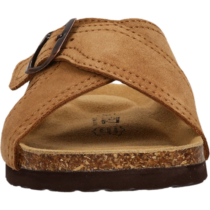CRUZ Tellian W Leather Cork Sandal Sandal 5199 Toffee