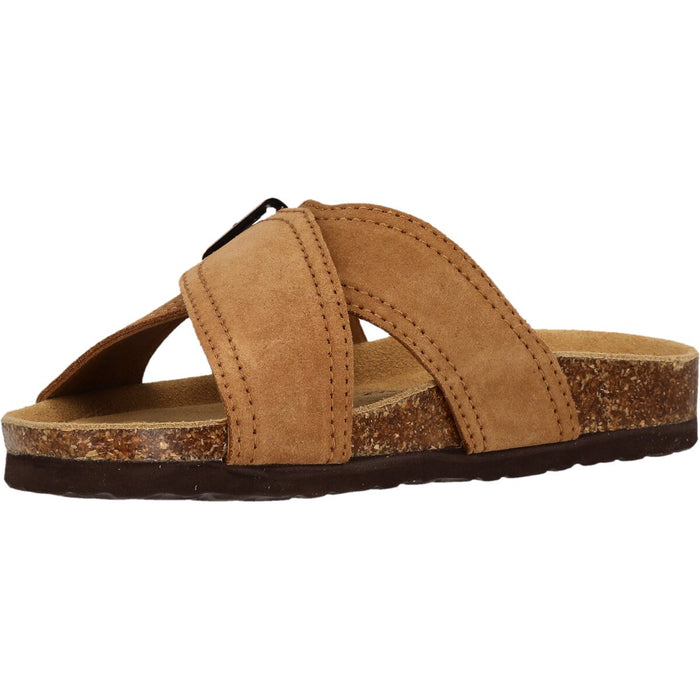 CRUZ Tellian W Leather Cork Sandal Sandal 5199 Toffee