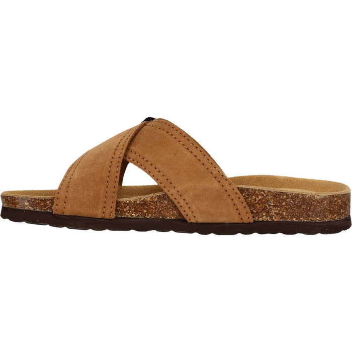 CRUZ Tellian W Leather Cork Sandal Sandal 5199 Toffee