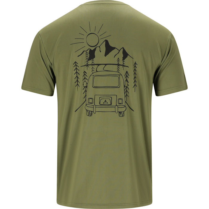 WHISTLER Tergo M Printed Tee T-shirt 3232 Loden Green
