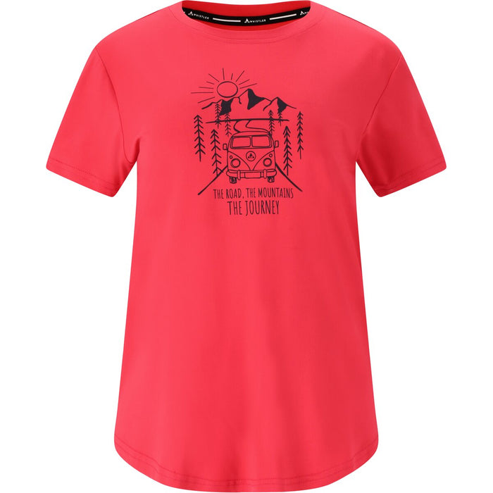 WHISTLER Tergo W Printed Tee T-shirt 4309 Geranium