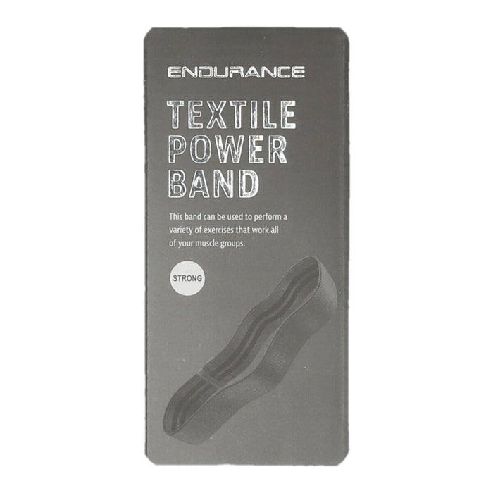 ENDURANCE! Textile Power Band Fitness equipment 1012 Charcoal Gray