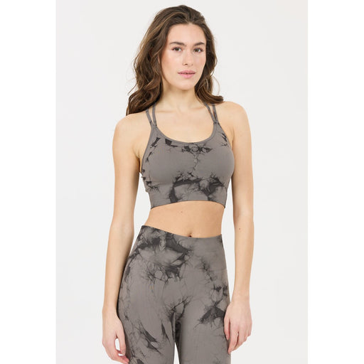 ATHLECIA Theresa W Tie Dye Seamless Bra Sports Bra 1196 Silent Storm