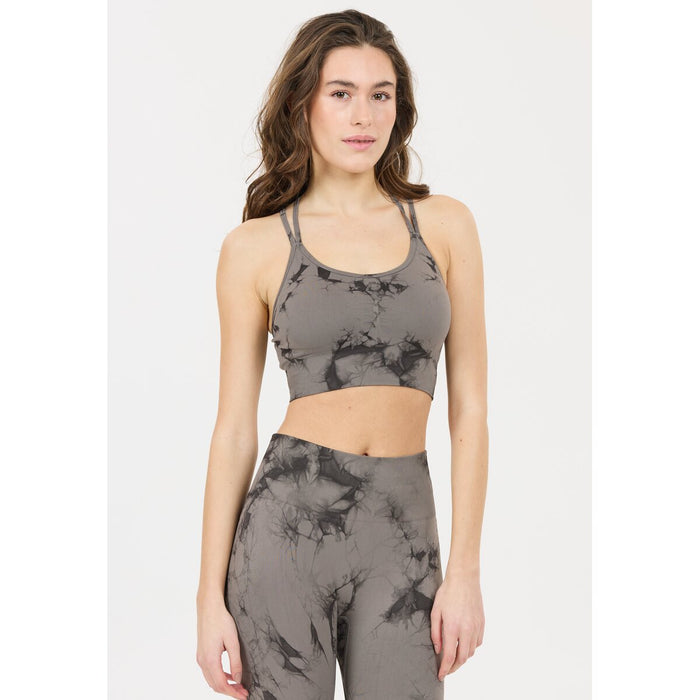 ATHLECIA Theresa W Tie Dye Seamless Bra Sports Bra 1196 Silent Storm