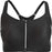 Q SPORTSWEAR Thinna W Sports Bra W/Zipper Sports Bra 1001 Black