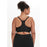 Q SPORTSWEAR Thinna W Sports Bra W/Zipper Sports Bra 1001 Black
