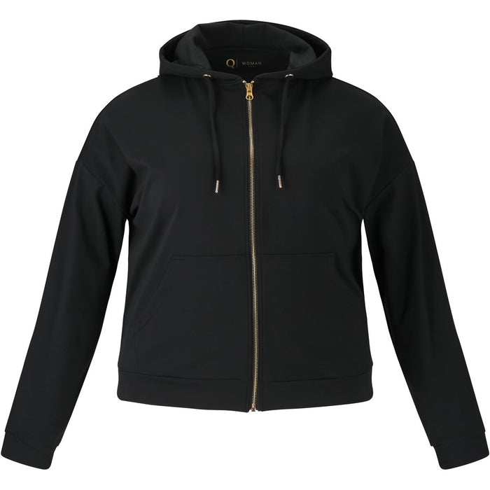 Q SPORTSWEAR Tianna W Hoody Full Zip Sweatshirt 1001 Black