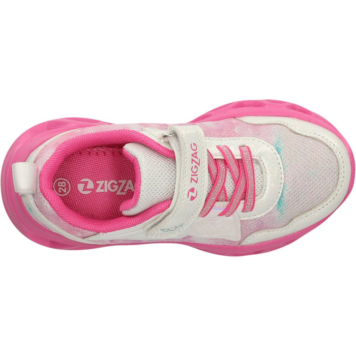 ZIGZAG Tiki Kids Shoe w/Lights Shoes 4001 Pink glo