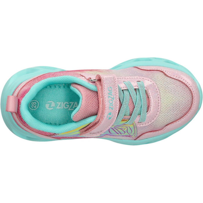 ZIGZAG Tiki Kids Shoe w/Lights Shoes 4116 Peony