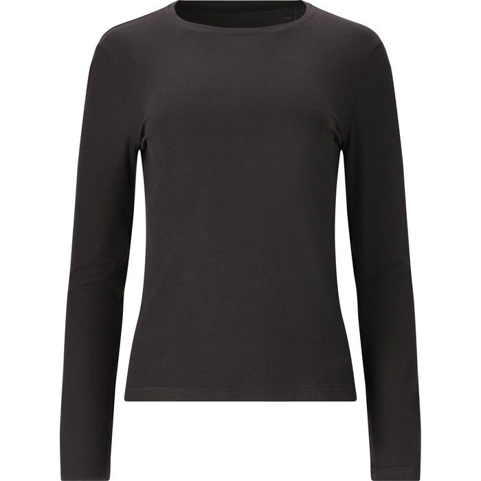 ATHLECIA Tinashe V2 W Rib LS Tee T-shirt 1001 Black
