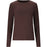 ATHLECIA Tinashe V2 W Rib LS Tee T-shirt 1294 Chocolate Torte