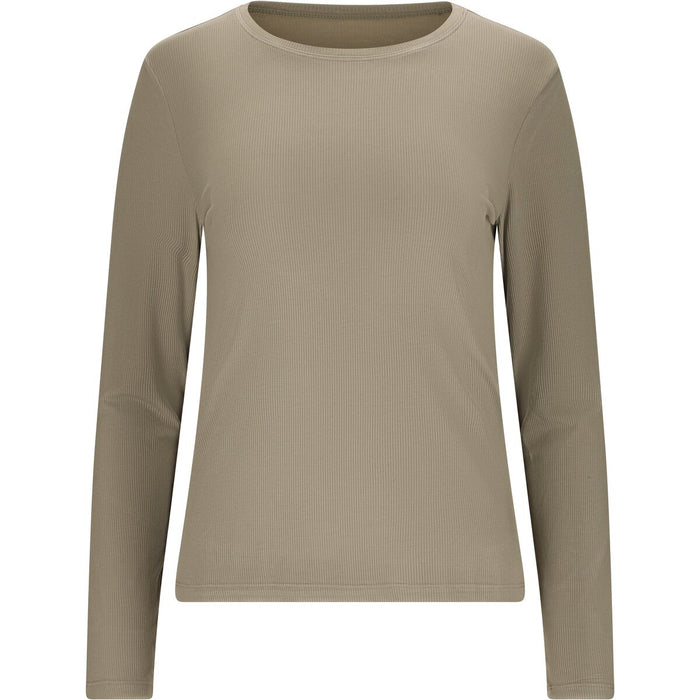 ATHLECIA Tinashe V2 W Rib LS Tee T-shirt 1313 Laurel Oak