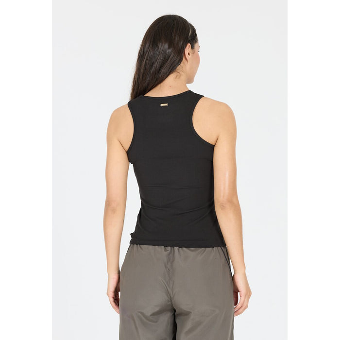 ATHLECIA Tinashe W Halterneck Rib Top T-shirt 1001 Black