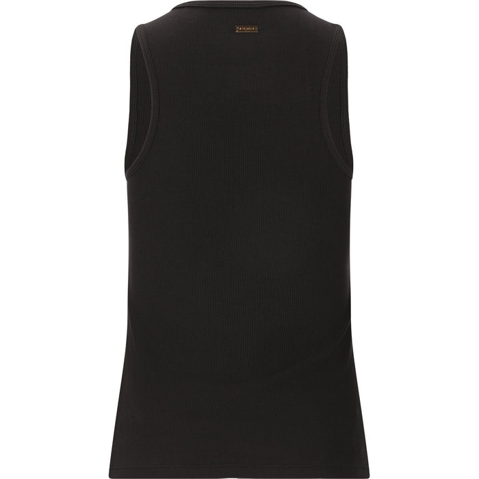 ATHLECIA Tinashe W Halterneck Rib Top T-shirt 1001 Black