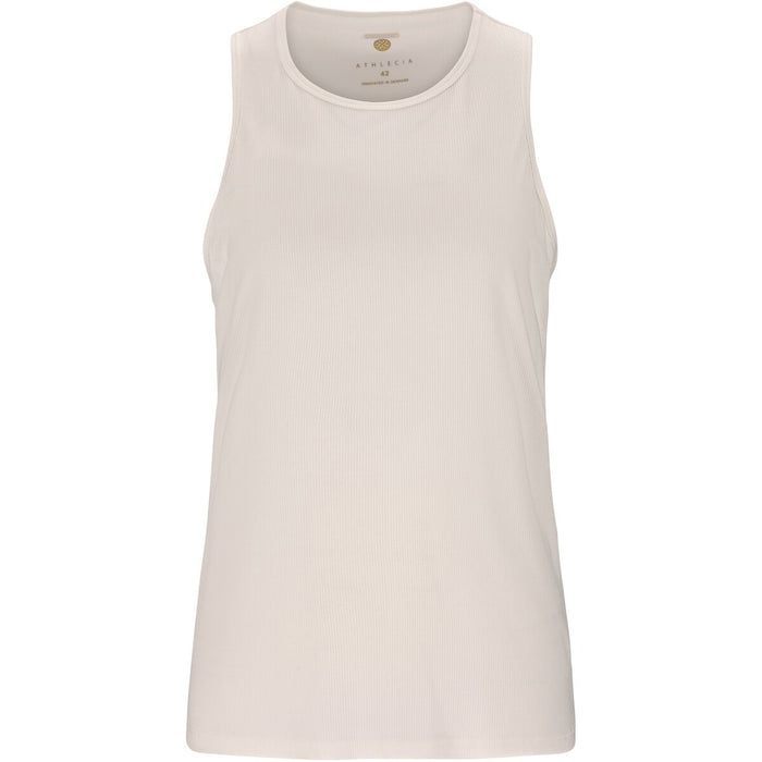 ATHLECIA Tinashe W Halterneck Rib Top T-shirt 1207 Vaporous Gray